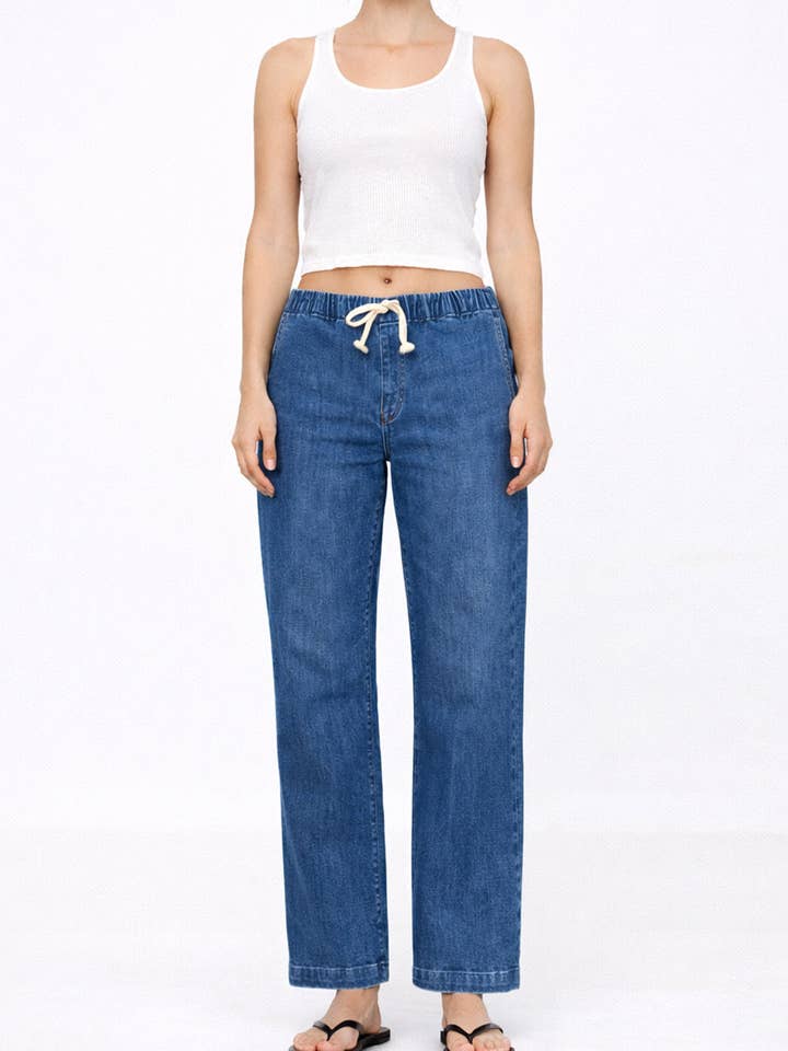 LYN Relaxed Drawstring Denim for wholesale by Noend Denim