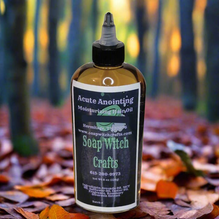 Acute Anointing Moisturizing Hair Oil - Amber Luxury for wholesale by Soap Witch Crafts