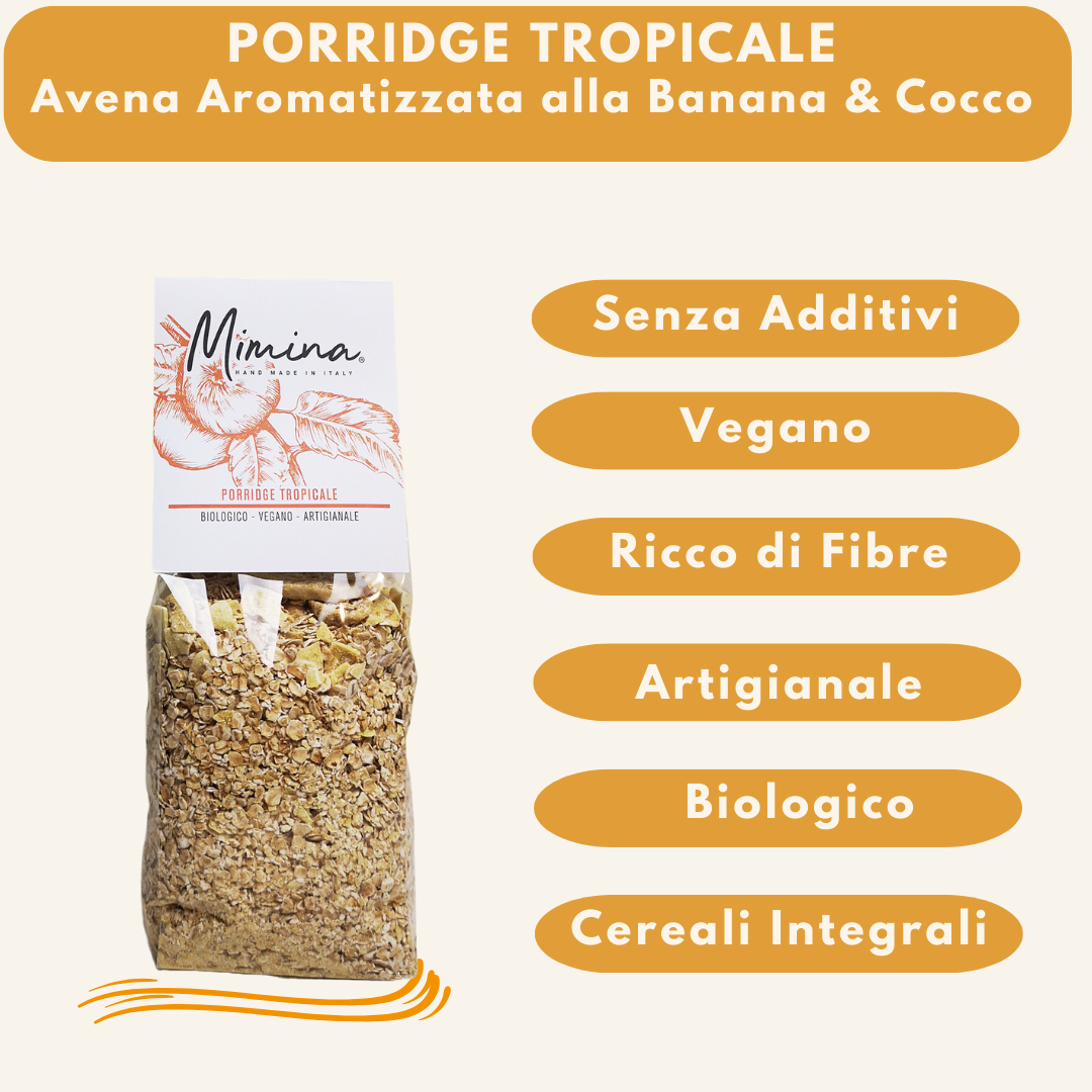 Mimina Granola – wholesale Havregryn – Tropisk gröt 300g1