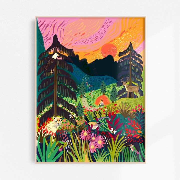 Lámina artística de Manning Park para venta al por mayor de Anja Jane