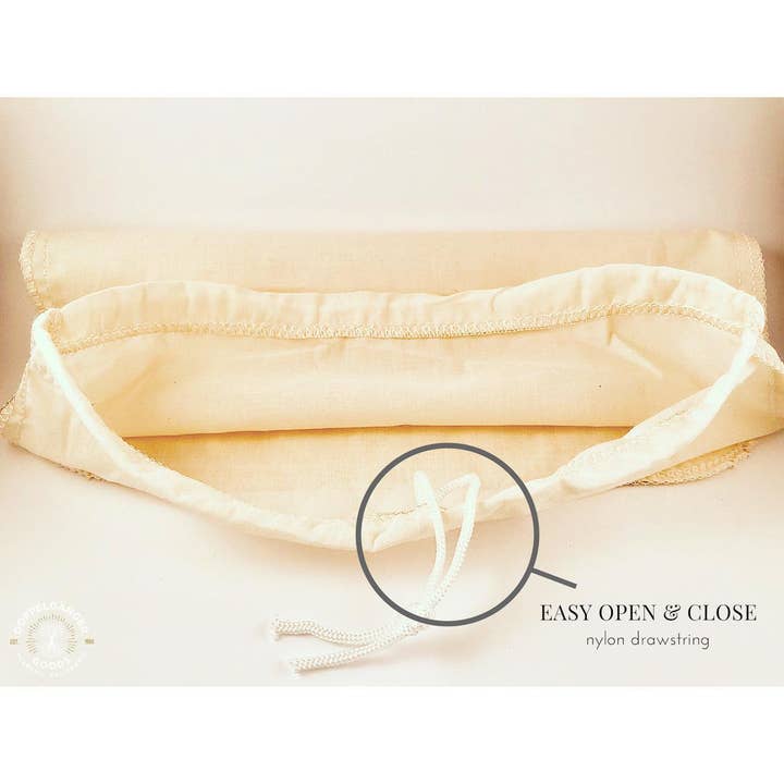 Doppeltree - Wholesale Coffee Filter - Organic Cotton Cold Brew Filter Bag 8in x 12in (Medium)7