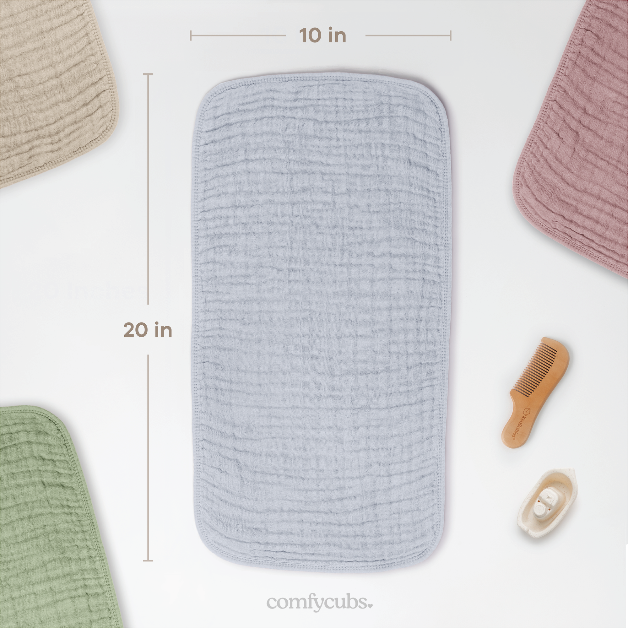 Comfy Cubs – Großhandel Spucktuch – Baby – Baby Spucktücher - 100% Musselin-Baumwolle von Comfy Cubs135