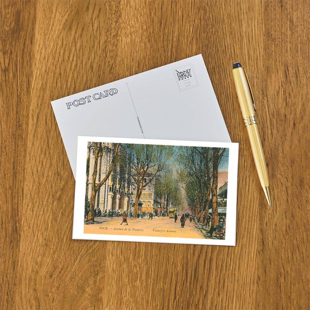 Found Image Press - Wholesale Postcard - Postcard FF-126 Avenue de la Victoire, Nice, France1