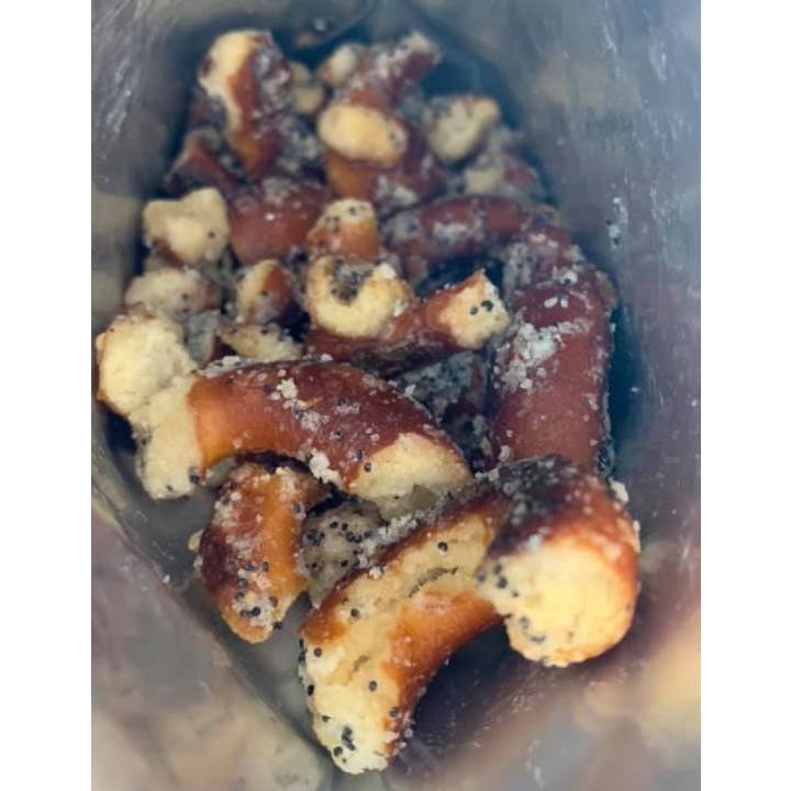 Outsiders Kitchen - Wholesale Pretzels - Lemon + Poppy Pretzel Bites | Case of Six4