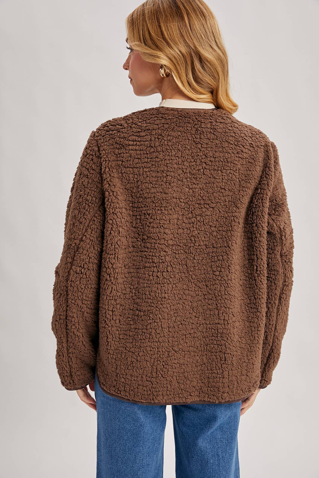 Bluivy - Wholesale Jacket - Women's - SHERPA ADJUSTABLE HOODED JACKET25