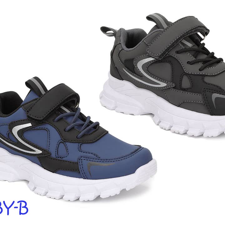 DASH FORCE Jongens Kinderen Veters Chunky Zool Sportieve Sneakers voor wholesale door Yoki Girls