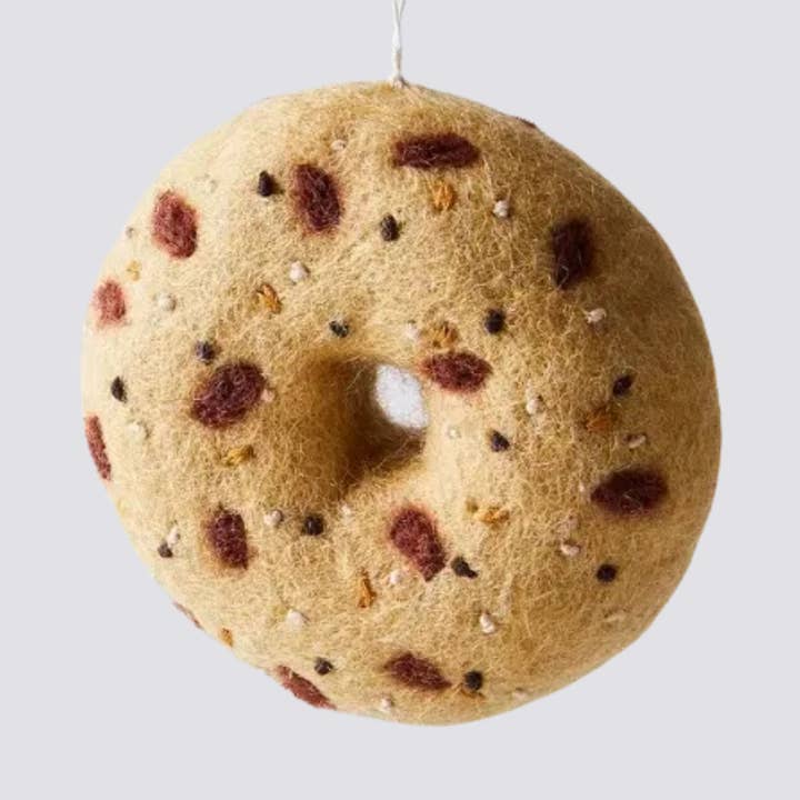 Felt Everything Bagel Ornament for wholesale by Global Goods Partners