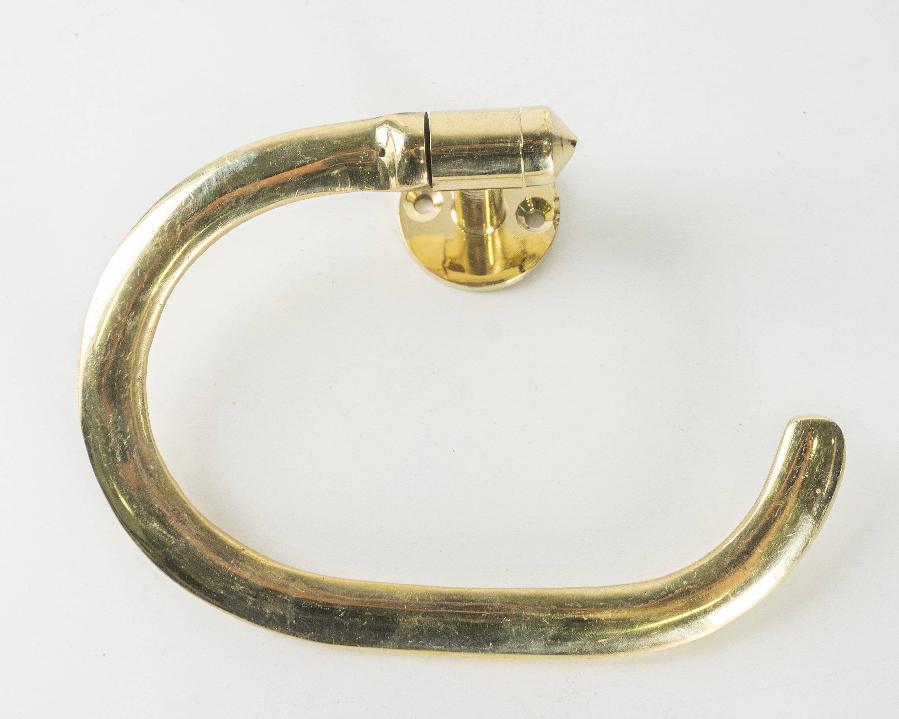 Artihand - Wholesale Toilet Paper Holder - Unlacquered Brass Wall Mount Toilet Paper Holder0