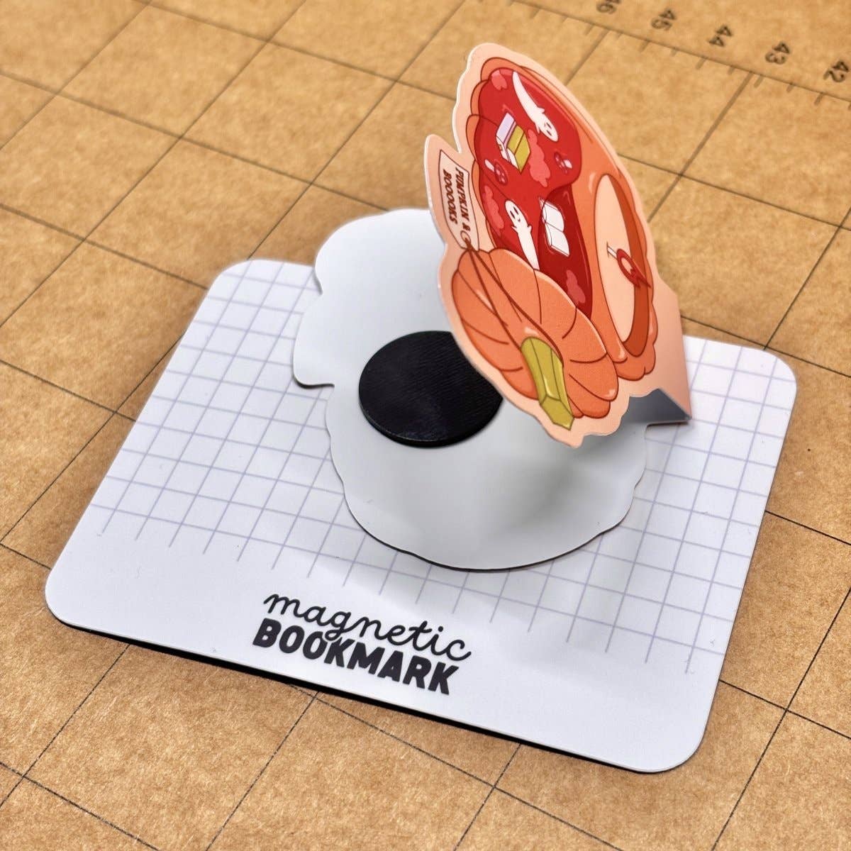 Stickiply - Wholesale Bookmark - Pumpkin & Books | Magnetic Bookmark2