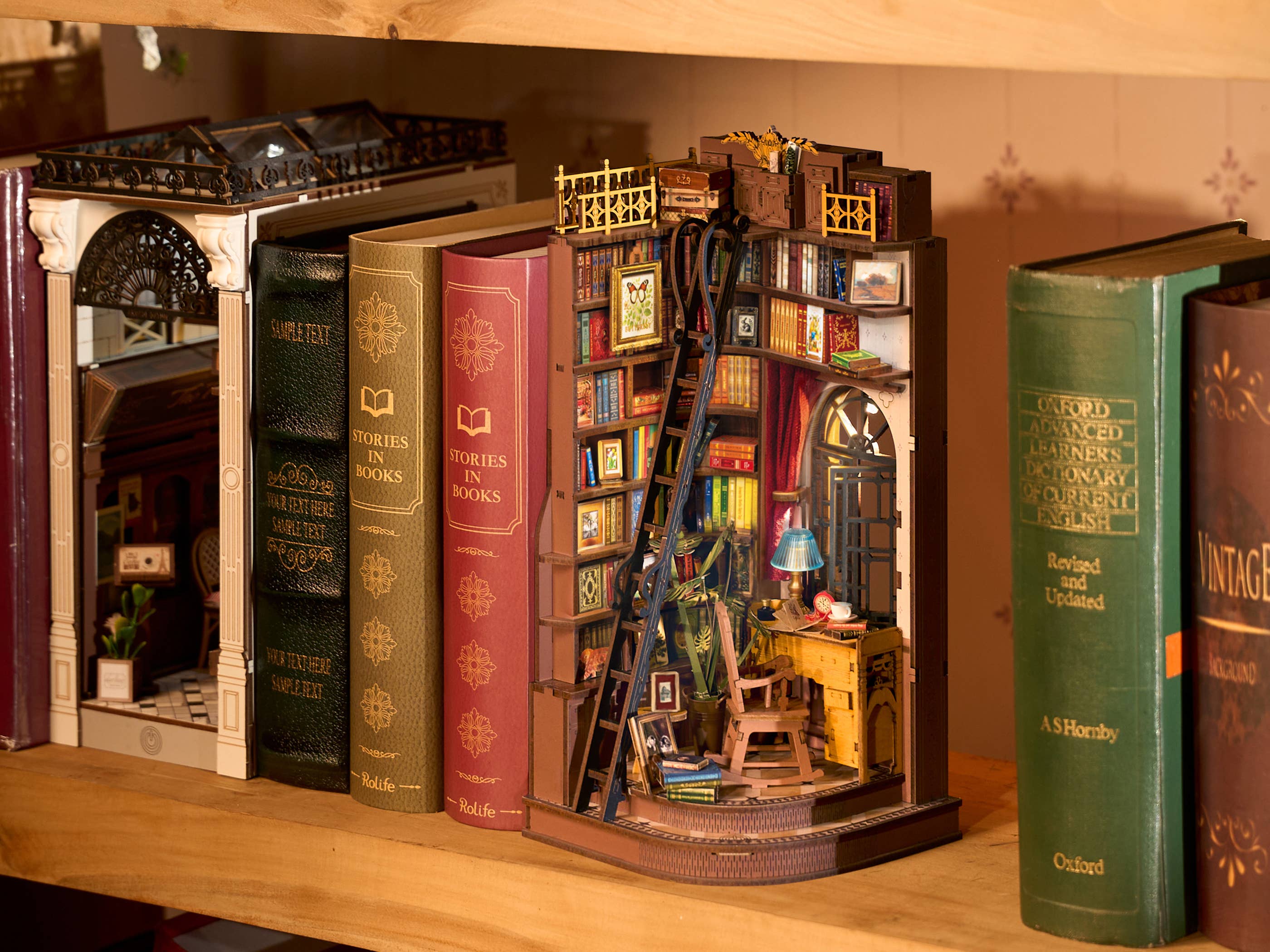 Hands Craft - Vente Kit de bricolage - Kit de Coin de Livre DIY : Étude du Coin Silencieux1