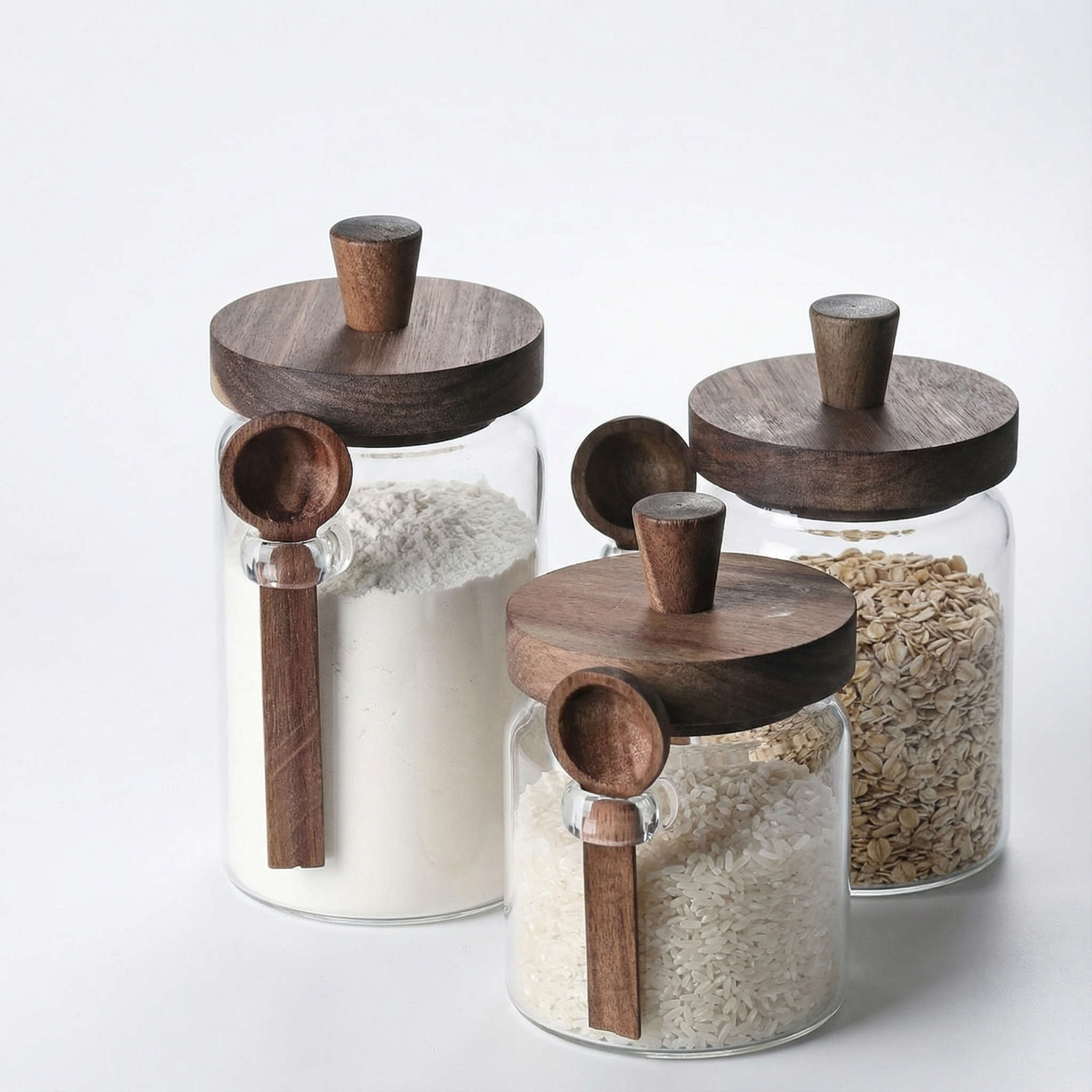 Kiyo Home - Wholesale Jar - Airtight Glass Kitchen Jars | Glass Food Storage Canisters9