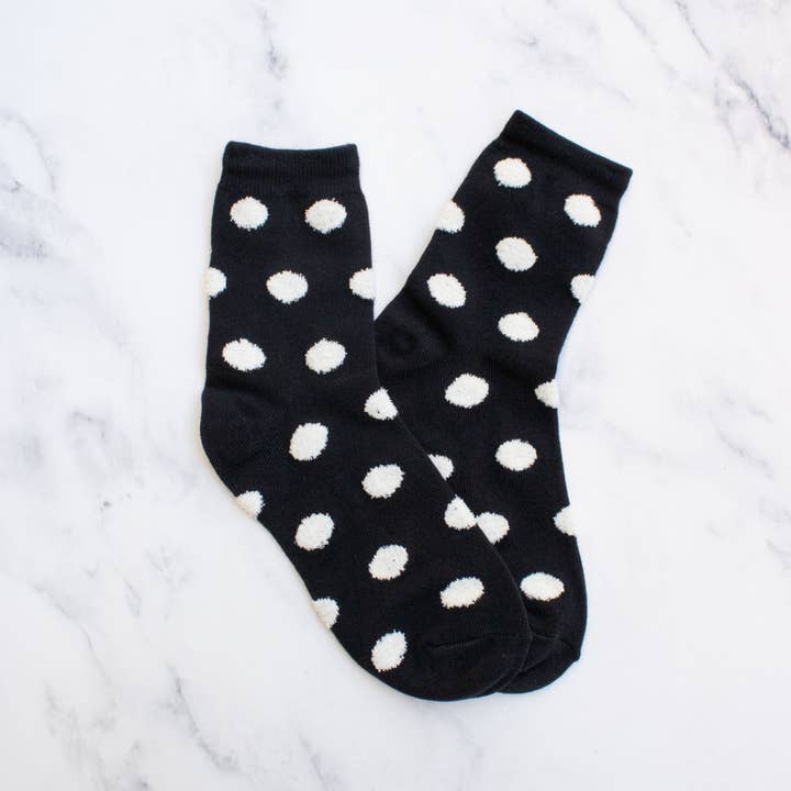 Tiepology - Wholesale Socks - Women's - Women's Polka Dots Puff Casual Socks