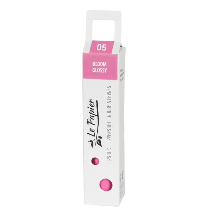 Le Papier Paper tube lipstick - BLOOM 05 Glossy for wholesale by Beauty Made Easy Le Papier
