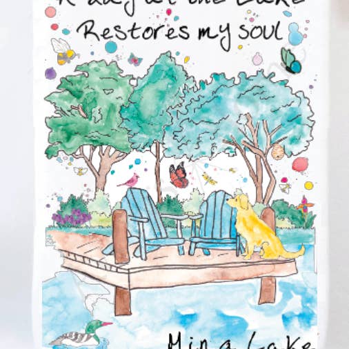 Avery's Home - Wholesale Tea Towel - A Day at the Lake or River Customizable Tea Towel48