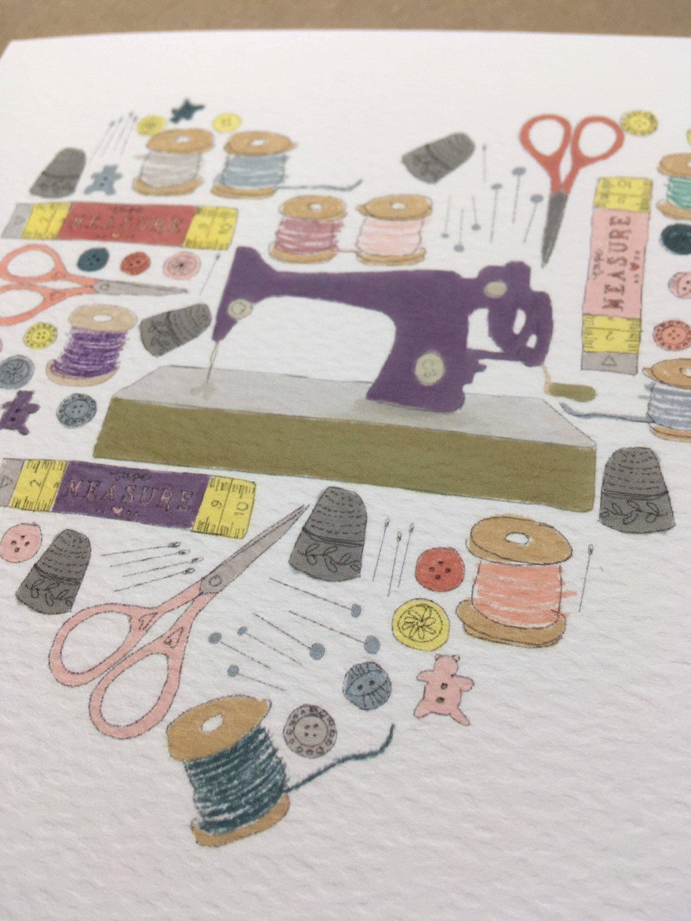 And Hope Designs - Cards, Stickers & Stationery – Großhandel Grußkarten für den Alltag – Nähkarte, Stickerei, Grußkarte nähen, Biene nähen2