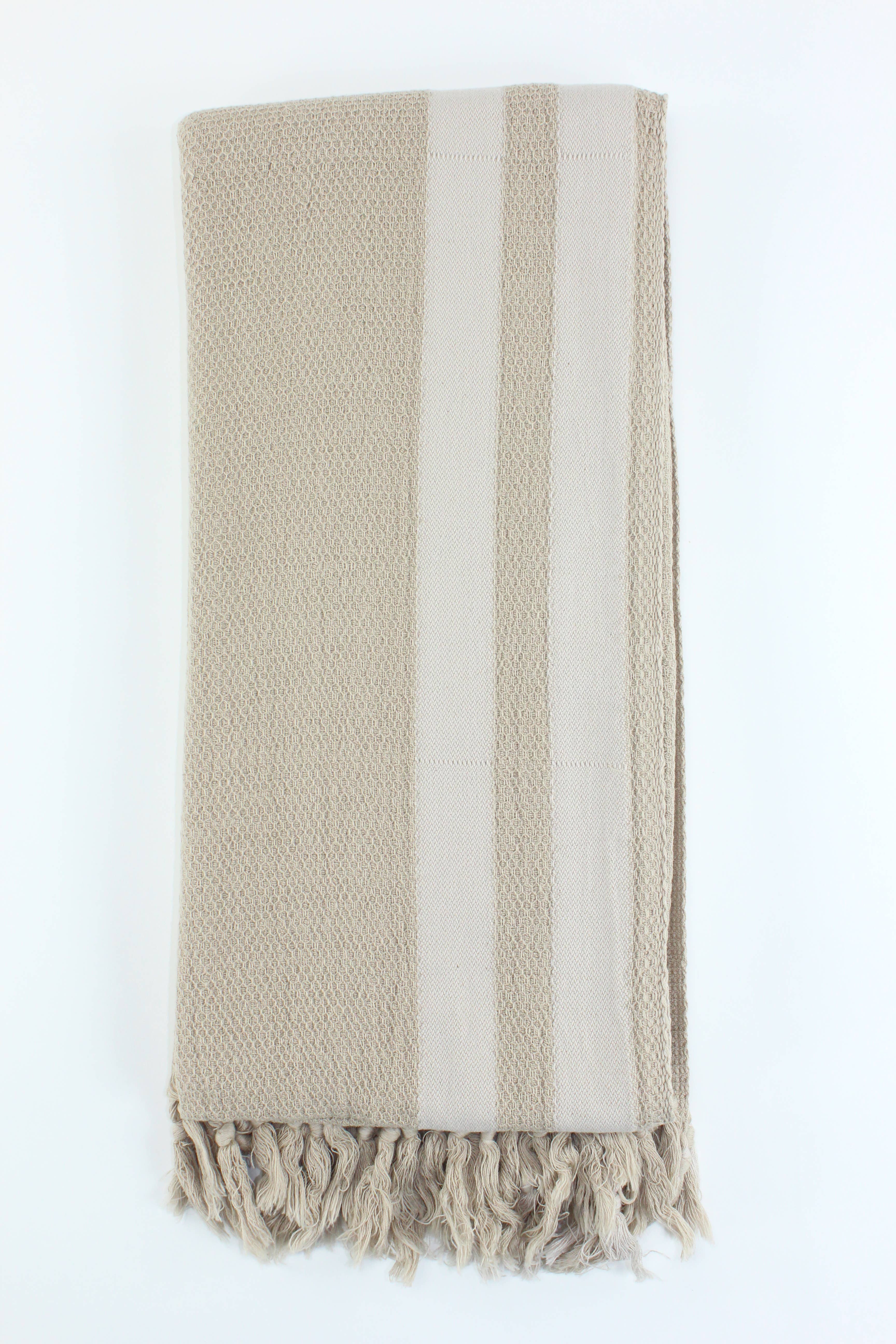 Beige Premium Turkish Towel Peshtemal Towel for wholesale on Faire2