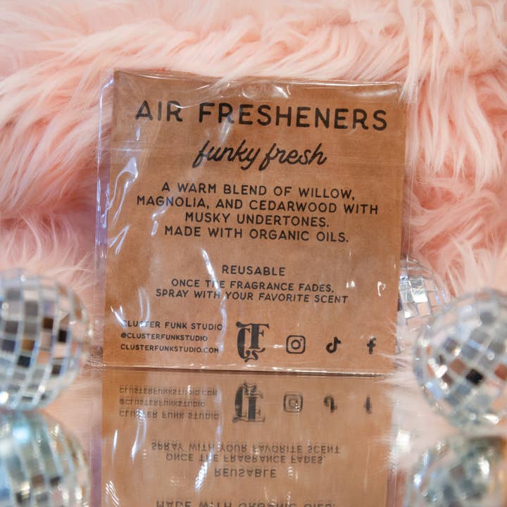 Cluster Funk Studio - Wholesale Car Freshener - Unisex - Opossum Cowboy Car Air Freshener