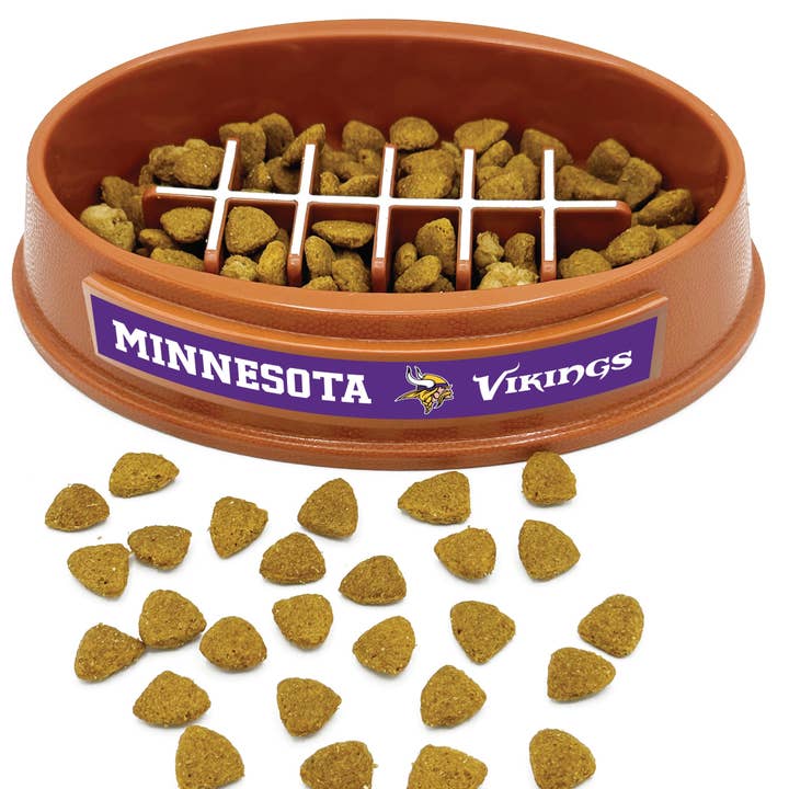 MINNESOTA VIKINGS VOETBAL SLOWFEEDER KOM voor wholesale door Pets First