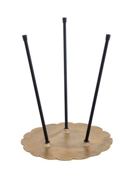 Voglrieder – Engroshandel Tebord – Sidebord metal dekorativt bord Hilton ø 35 x H 46 cm rund A28