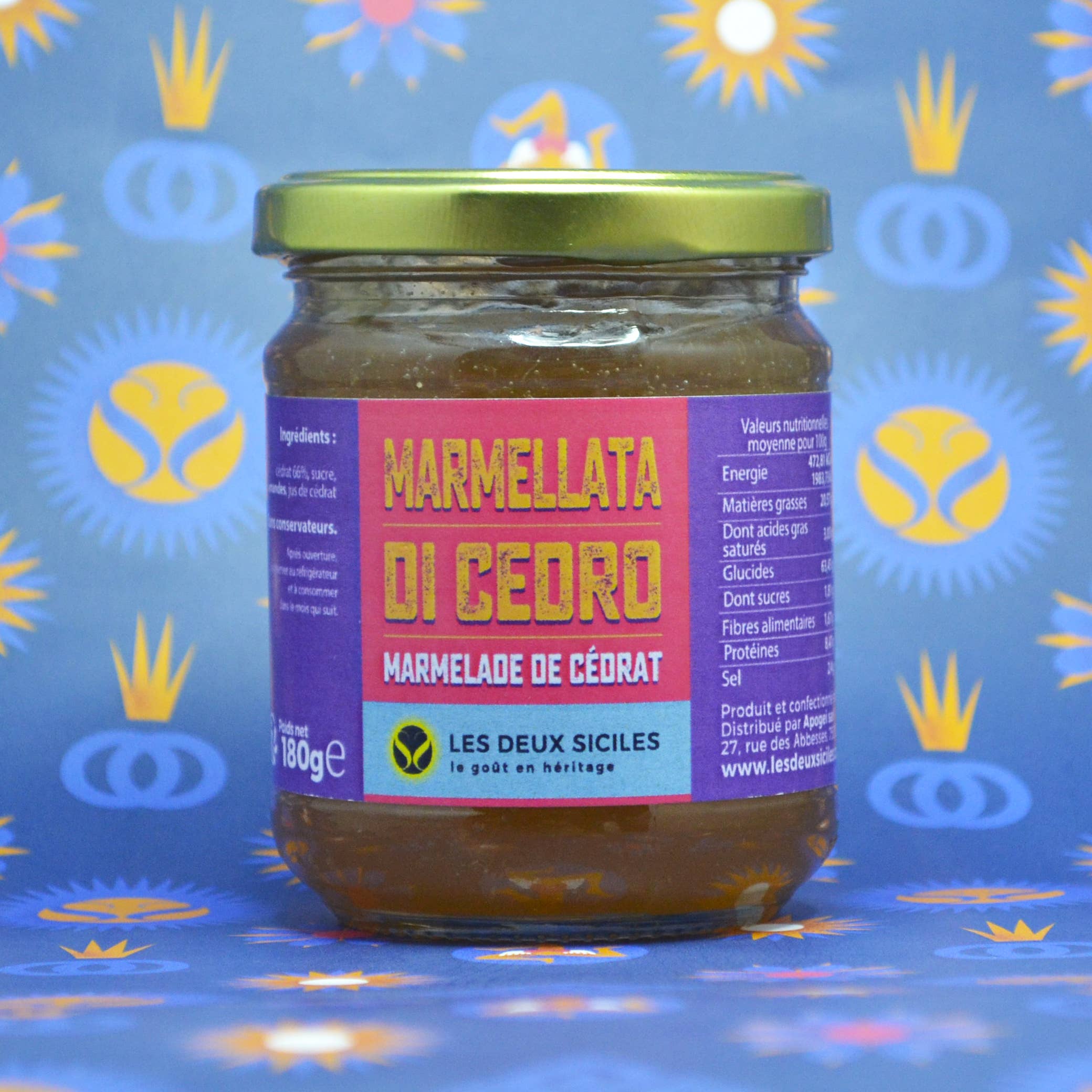 Les Deux Siciles - Vente Confiture/gelée - Marmelade de Cedrat0