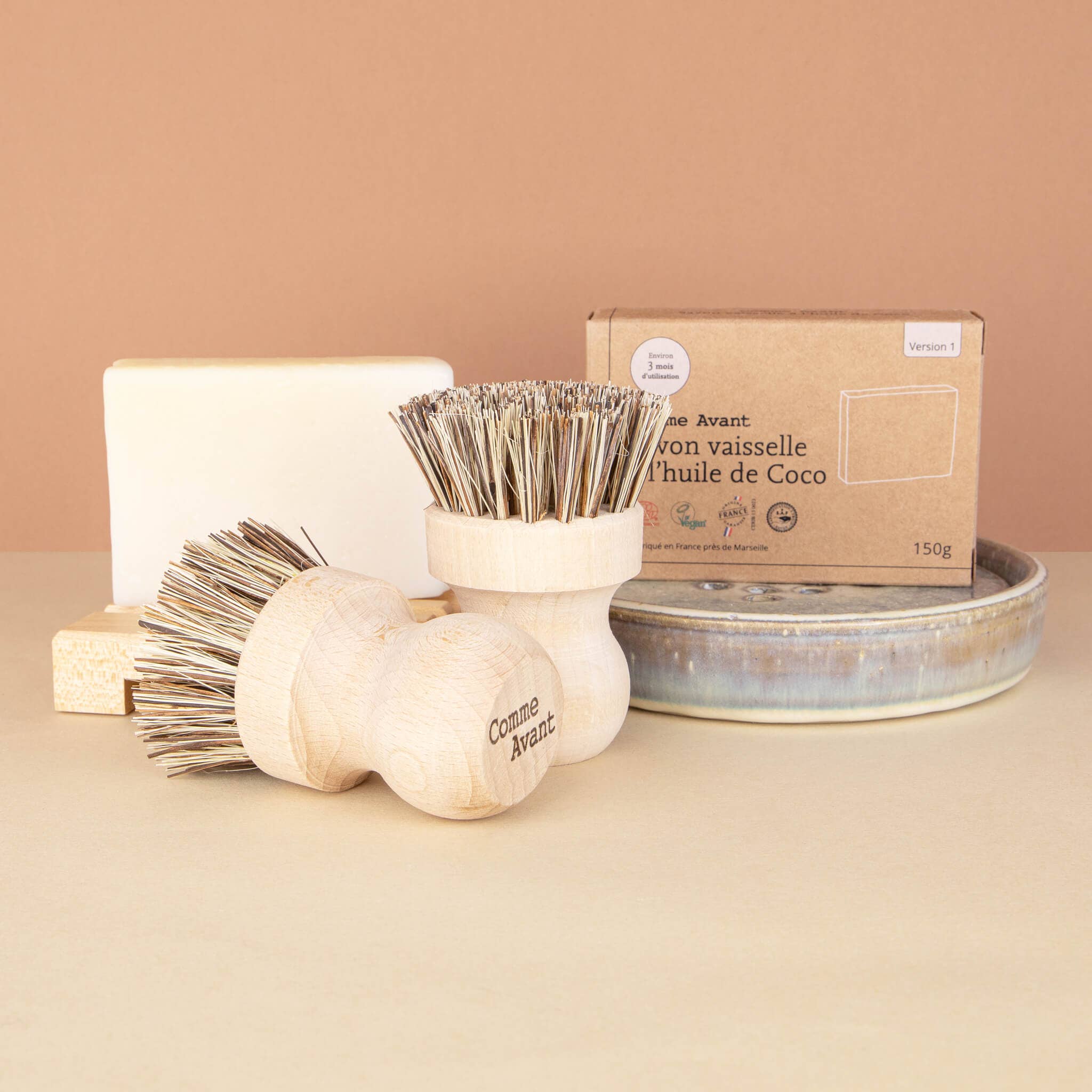 Comme Avant - Wholesale Cleaning Brush - Beech wood pot brush