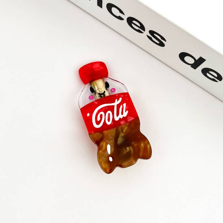 TheDivaSoap - Wholesale Hair Clip - Women's - Fun & Stylish Coke Fries Duckbill Clip, Eco-friendly Claw2