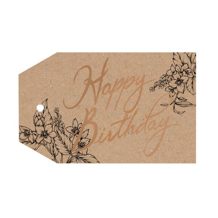 Etichette regalo di buon compleanno per la vendita all'ingrosso da parte di Typoflora