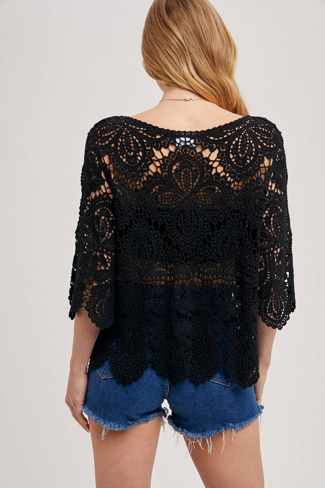 Bluivy - Wholesale Knit Top - Women's - CROCHET LACE TOP6