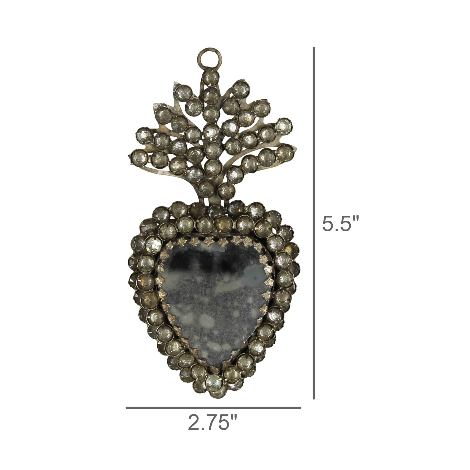 HomArt - Wholesale Ornament - Hanging Heart Ornament, Glass1