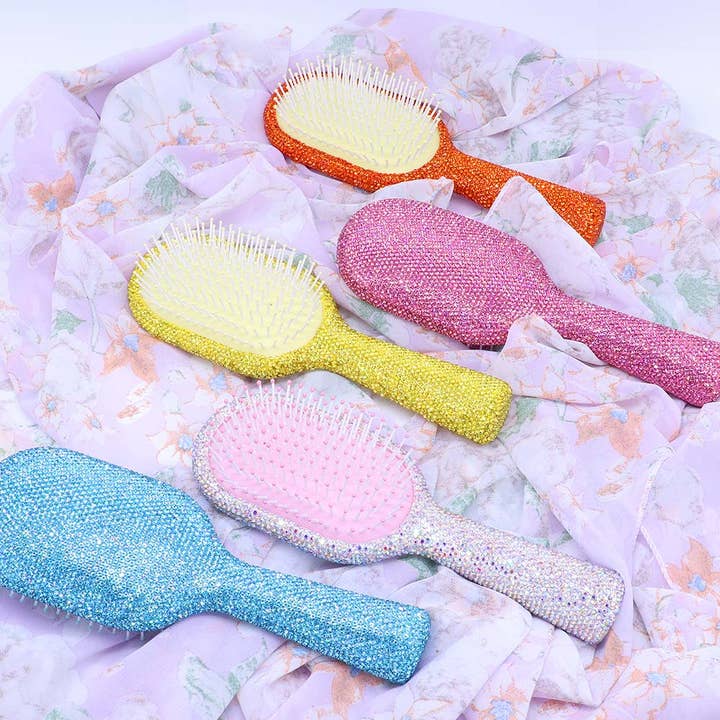 Bling Rhinestone Pave Hair Brush
for wholesale by Sensibling Corp.
