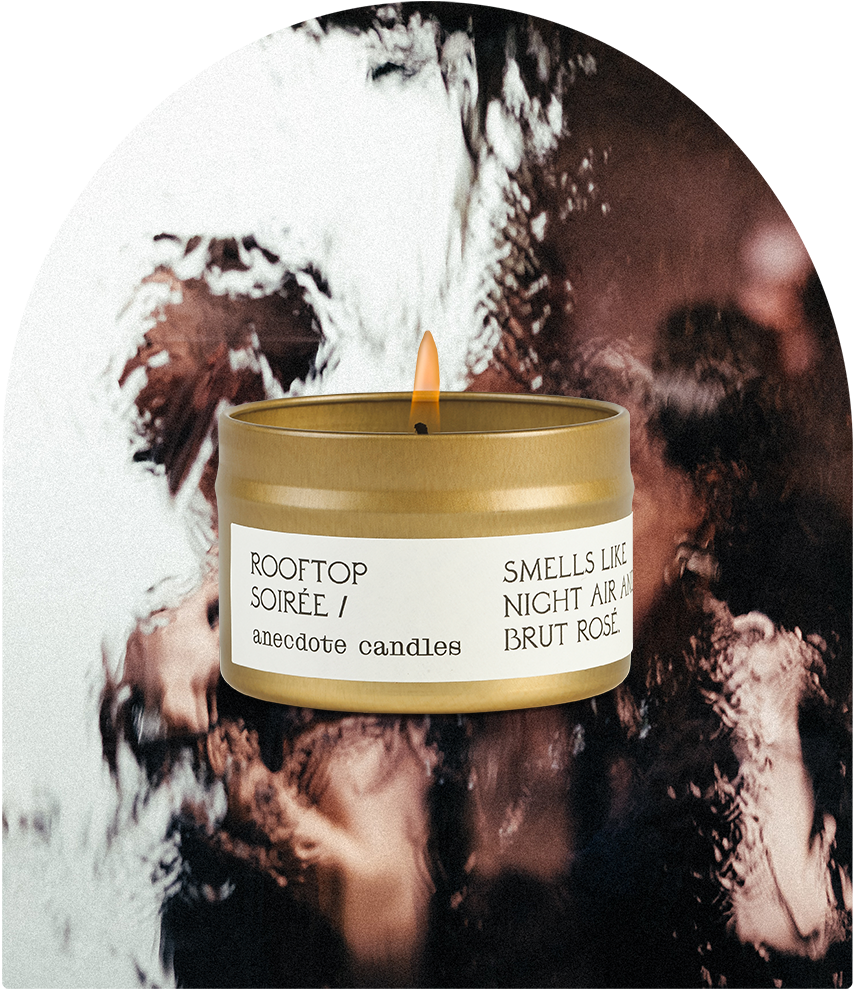 Anecdote Candles - Wholesale Jar/Filled Candle - Rooftop Soirée (Peony & Suede) Candle6