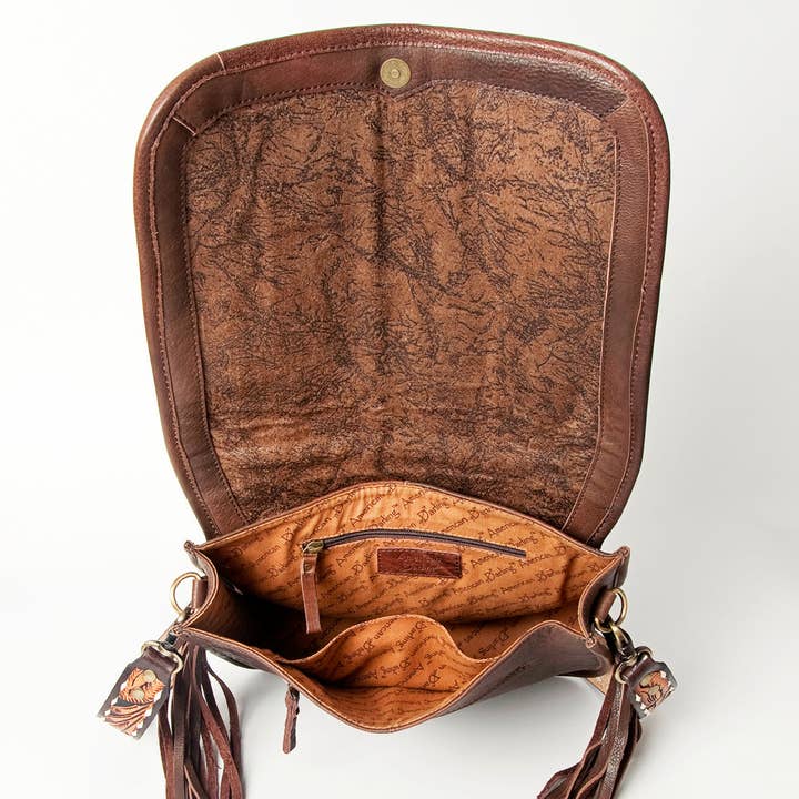 LS Western - Wholesale Crossbody Bag - Women's - LC-ADBGA207 Crossbody Genuine Western Leather Women Bag40