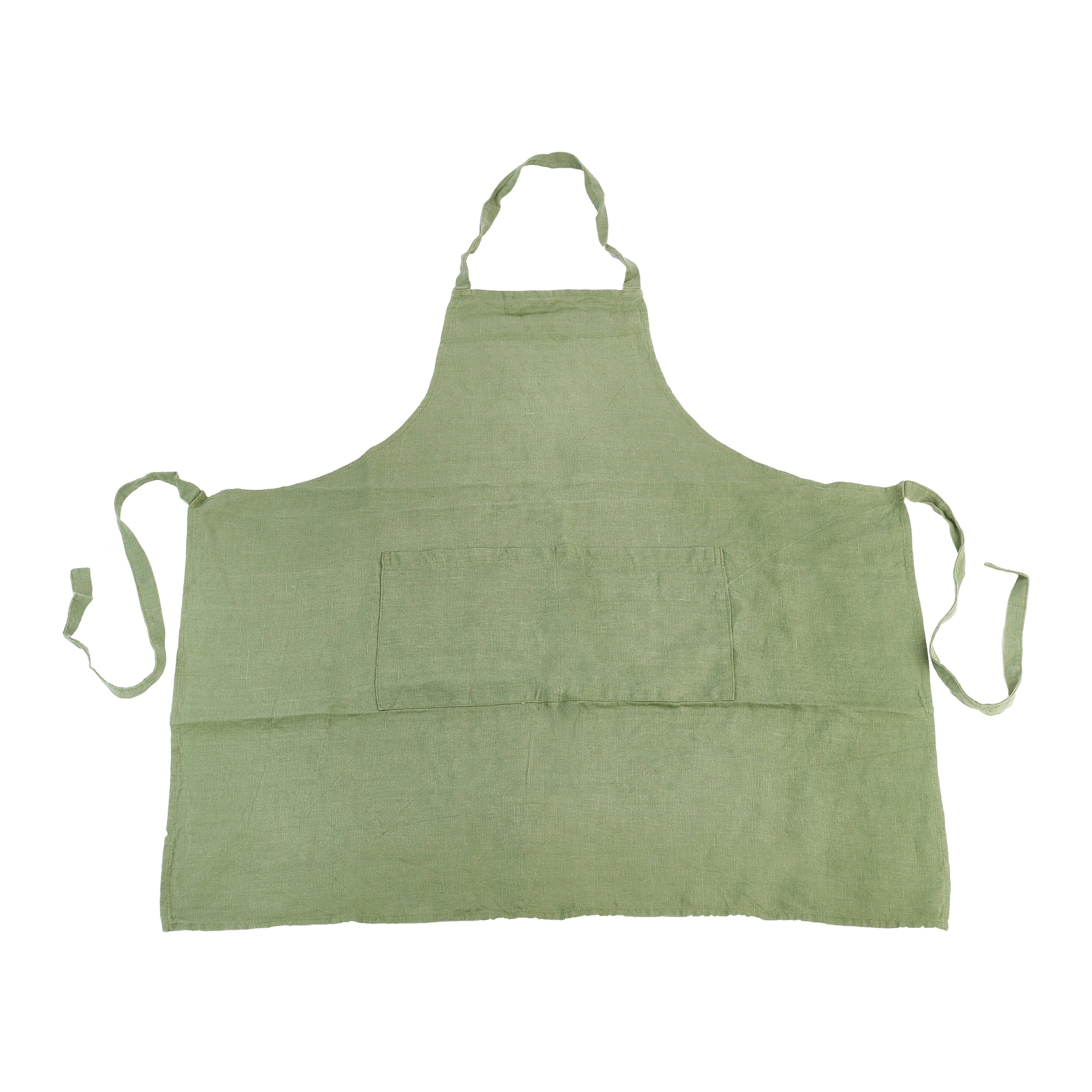 LinenQ - Wholesale Apron - Linen apron with pockets in various colors 11