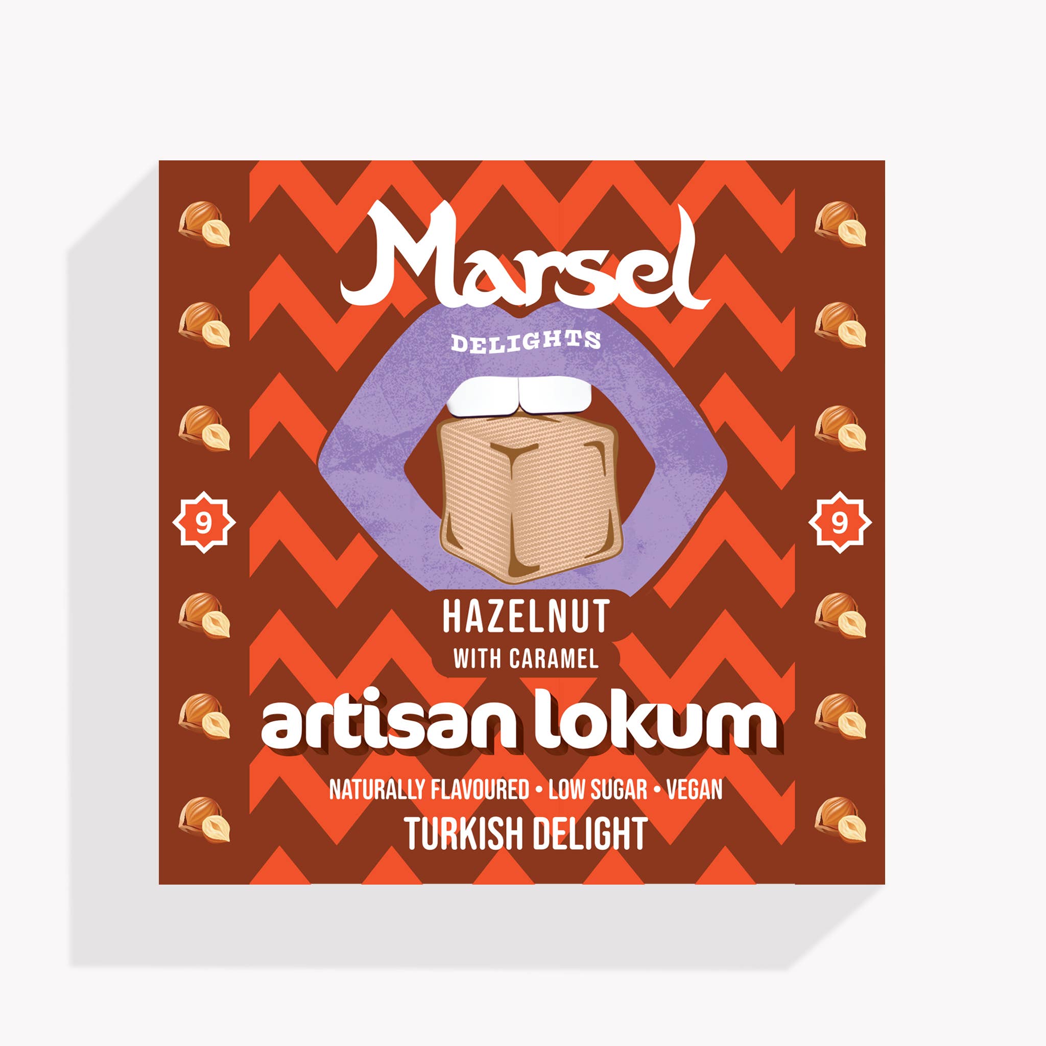 Marsel Delights - Wholesale Gummy - HAZELNUT with CARAMEL Lokum1