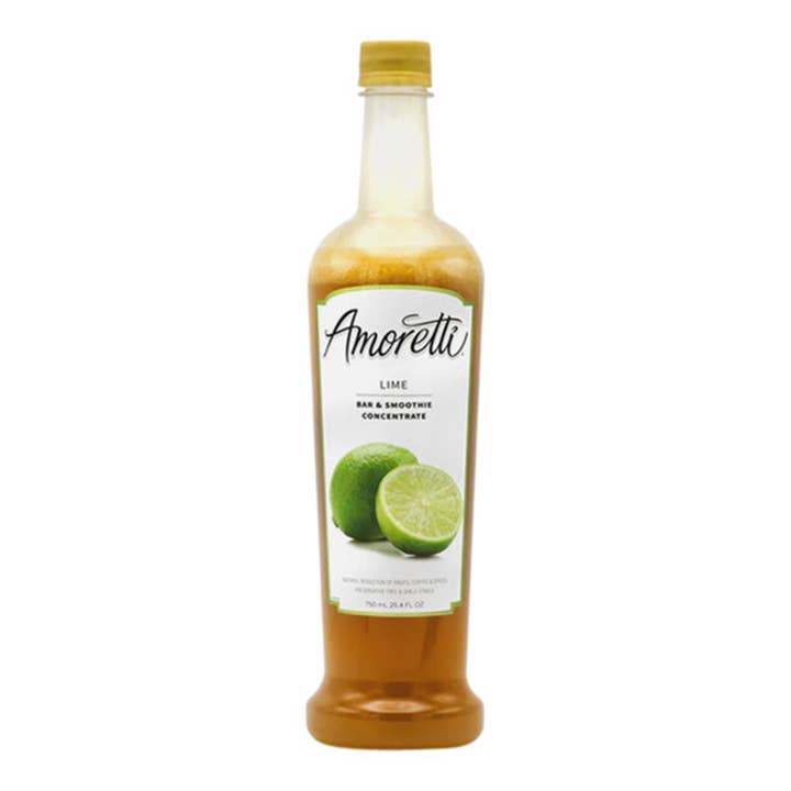 Amoretti Lime Bar and Smoothie Concentrate 25.4 fl. oz. WS-115AMMLIME for wholesale by FIXTUREDISPLAYS