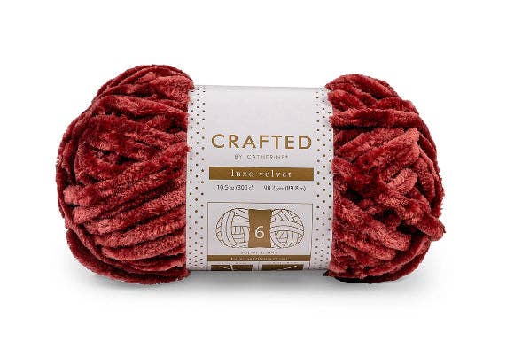 Crafted by Catherine - Wholesale Yarn - Luxe Velvet Yarn | 10.5oz/300g | Super Bulky #6 | Pack of 49