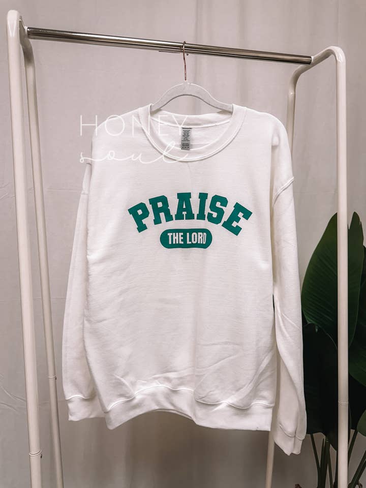 Honey Soul LLC - Wholesale Graphic Sweatshirt - Women's - Praise The Lord Graphic Screen Print Sweatshirt2