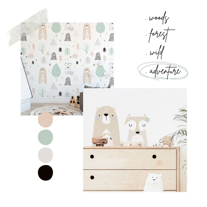 Decochic - Wholesale Wall Decal/Stickers - Forest Animals Wall Stickers5