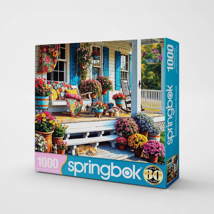 Springbok Puzzle - Wholesale Puzzle - Adult - Front Porch 1000 Piece Jigsaw Puzzle1