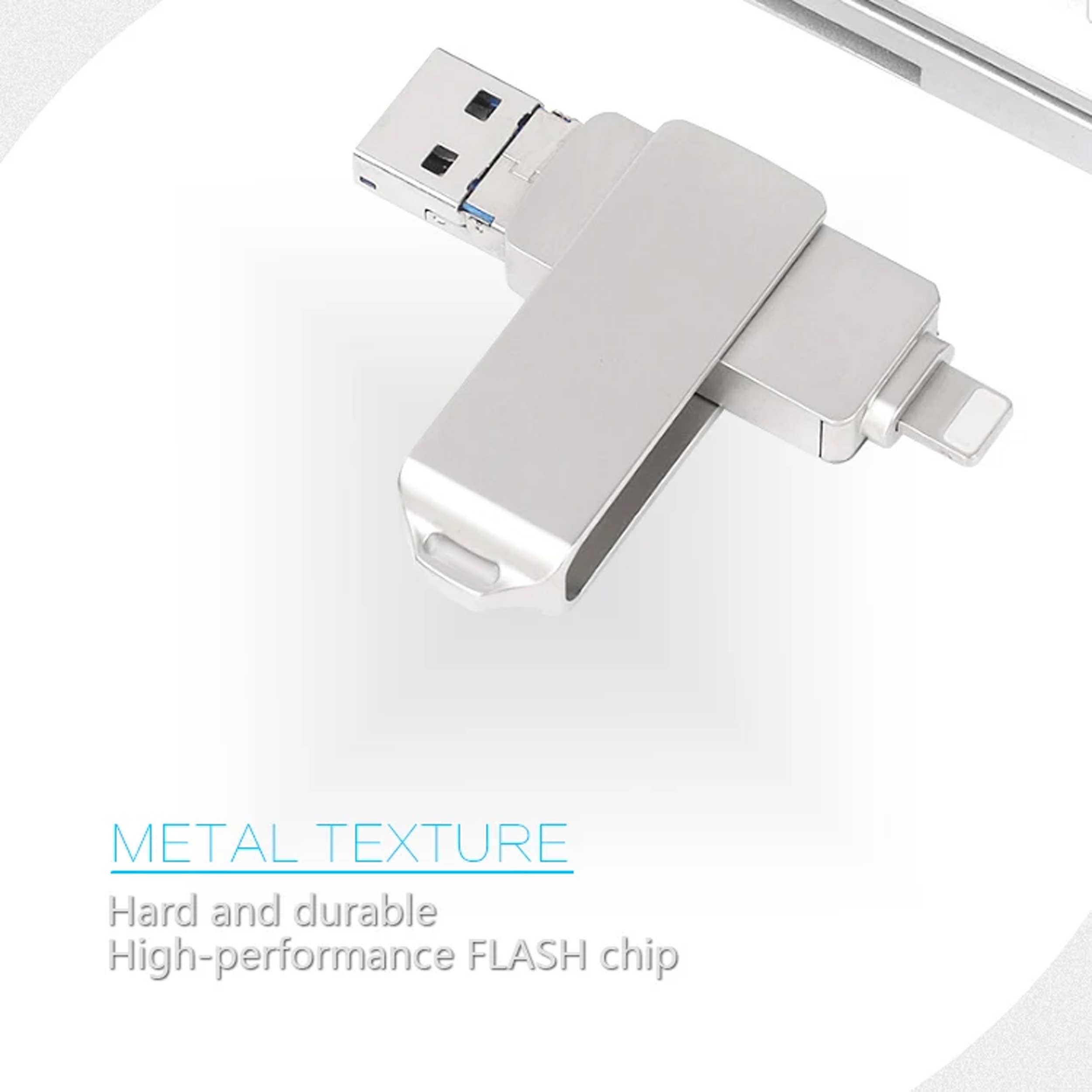 GulleeGadgets - Vente Clé USB - Clés USB 3 en 1 OTG Type C 2.0 et 3.0 - 8 Go en vrac4