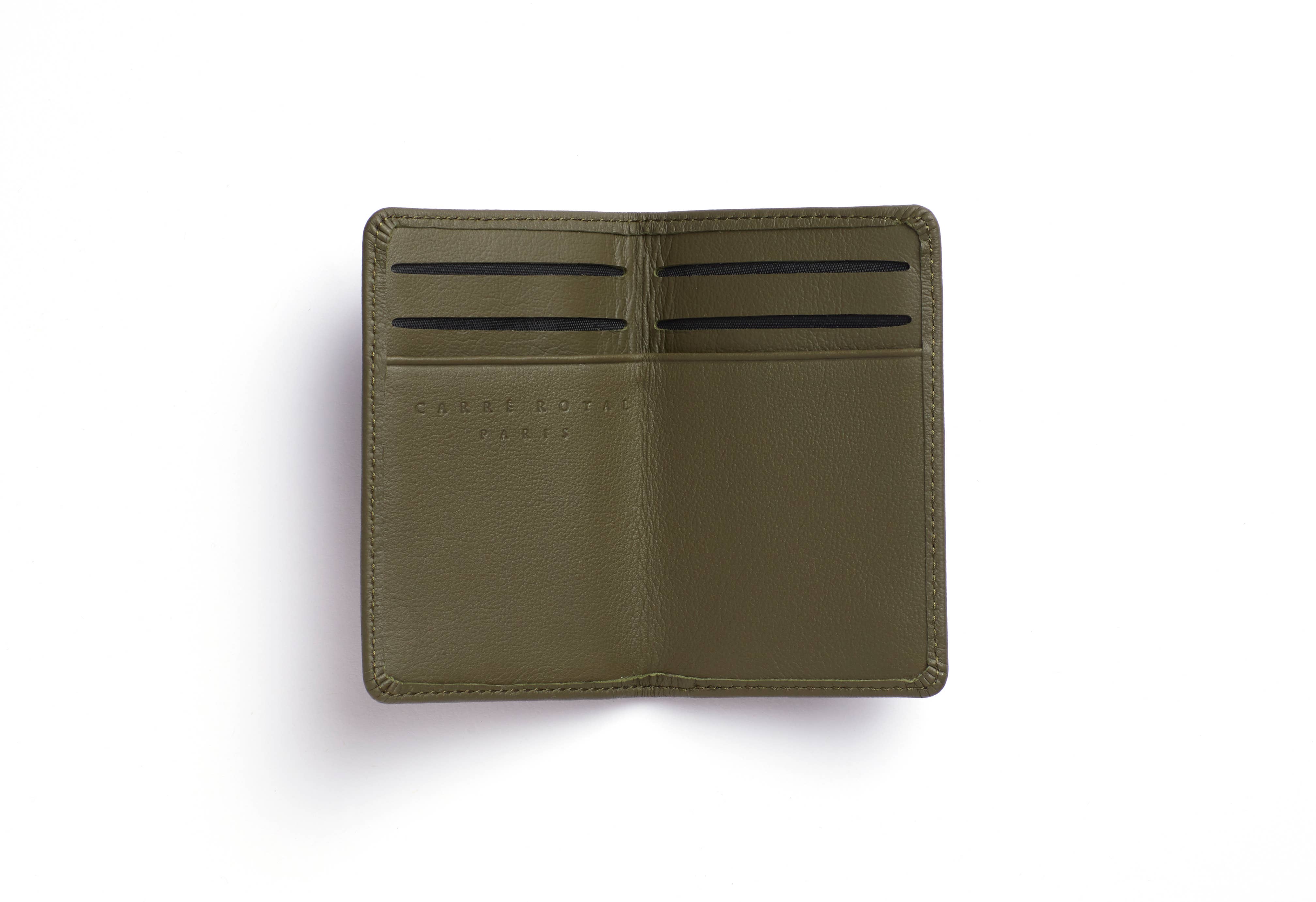 Carre Royal - Wholesale Card Holder - Unisex - Kaki Card Holder1