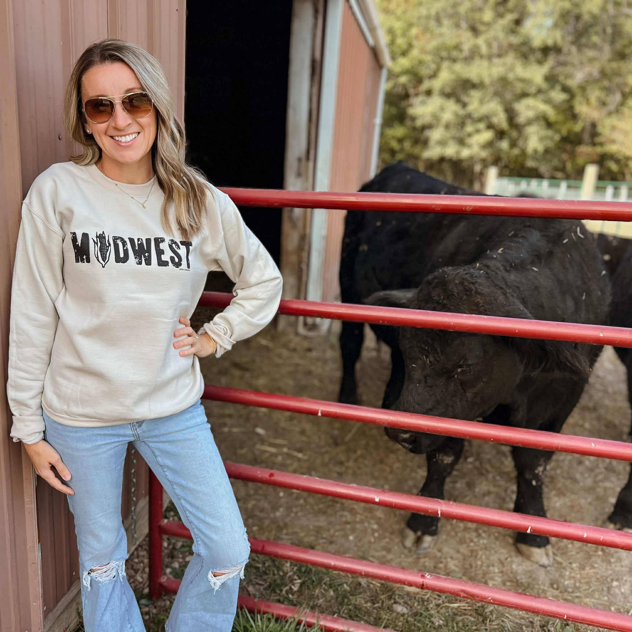 Lemon Lorraine's LLC - Vendita all'ingrosso Felpa stampata - Donna - MIDWEST - Felpa Girocollo4