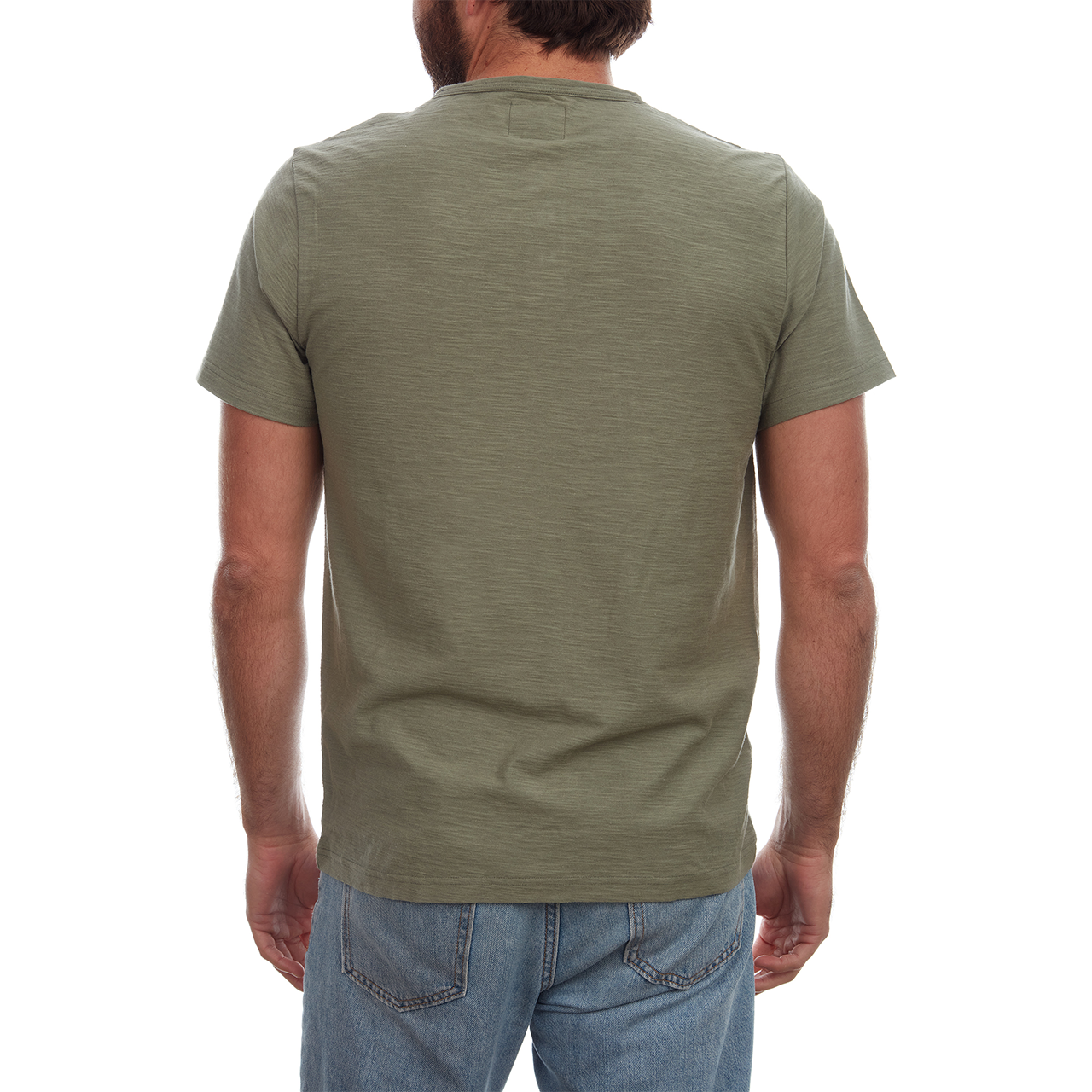 Lt Pine Noel Solid Slub Henley for wholesale on Faire4