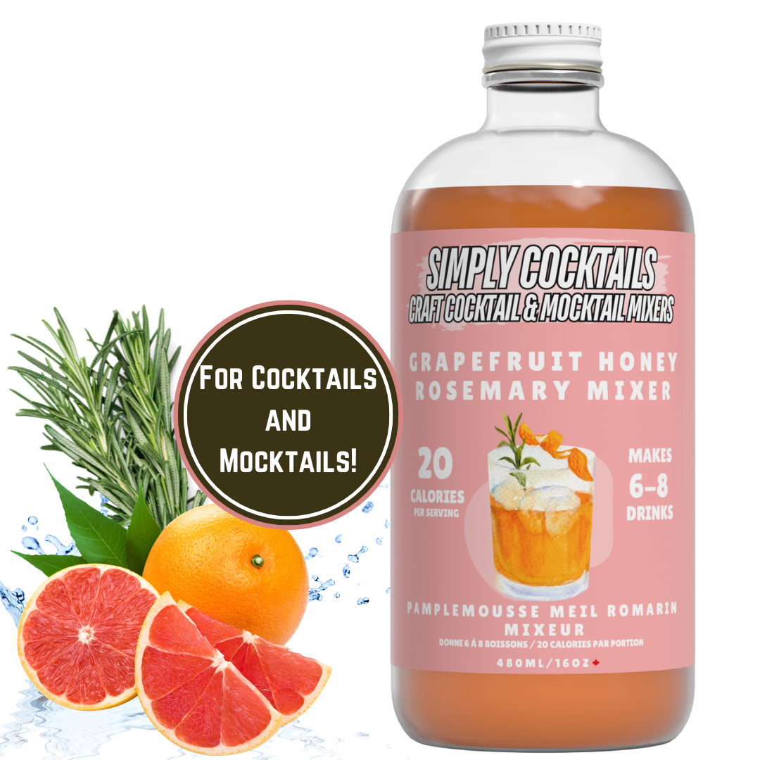 Simply Cocktails – wholesale Cocktailmix/-sockerlag – Grapefrukt Rosmarin - Cocktail- och Mocktailmixer2