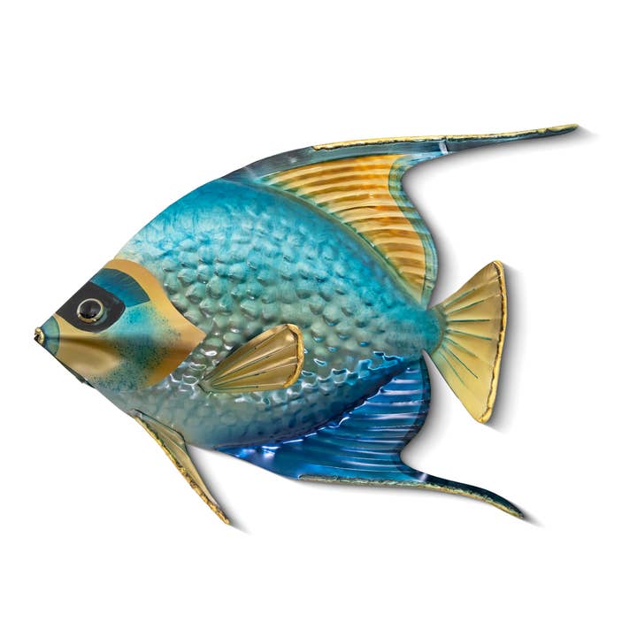T.I. Design - Wholesale Sculpture - Queen Angelfish Sgl Blue