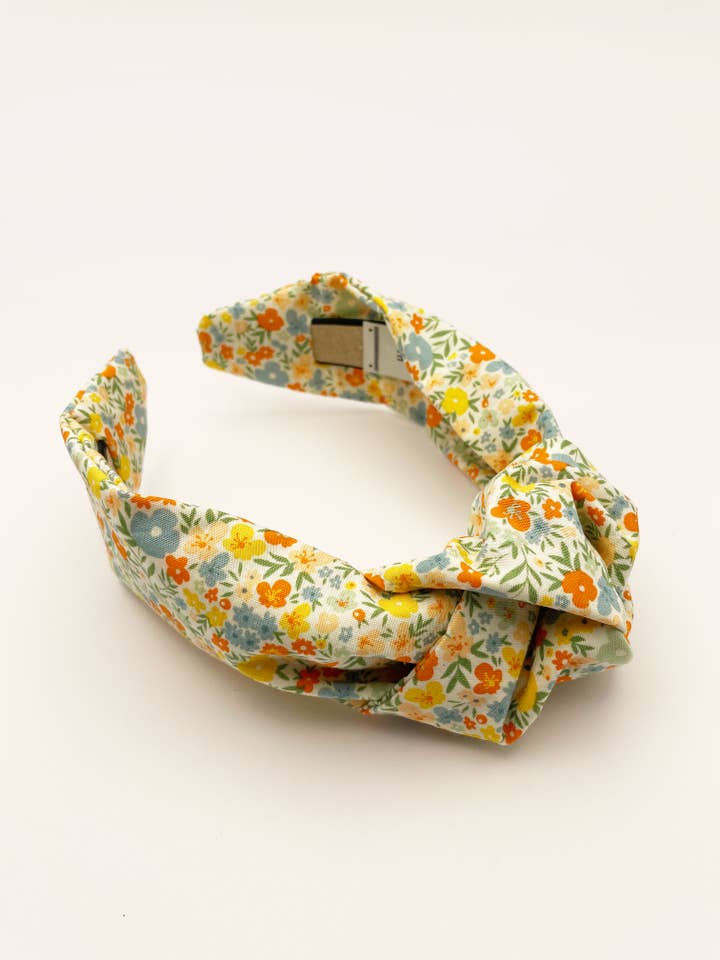 Knotted Headbands For Women With Small Colorful Flowers for wholesale by ELSE