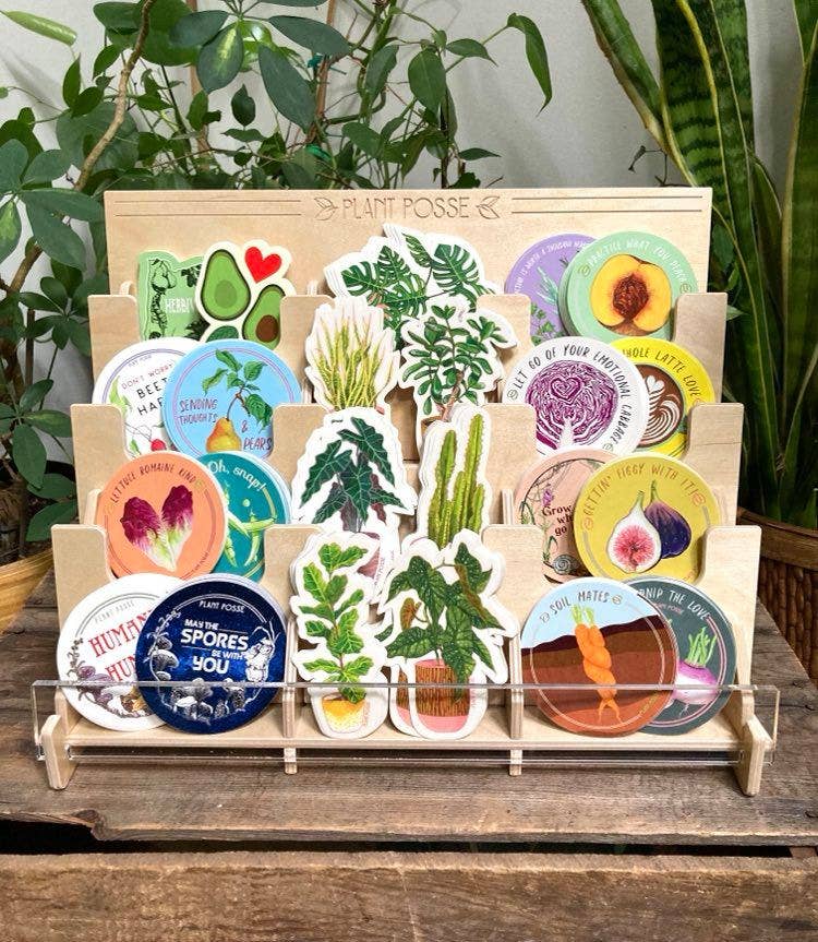 Plant Posse – wholesale Retailer display – Paper & novelty – Sticker Display7