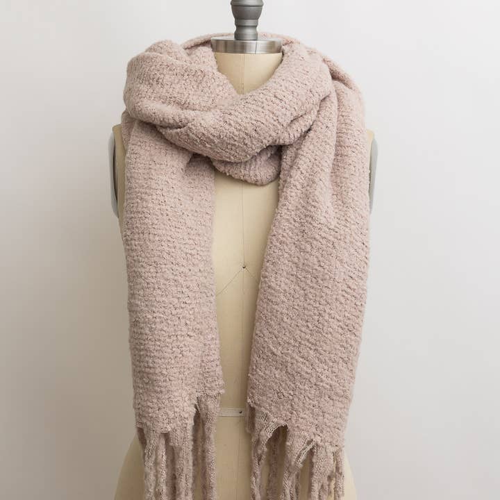 Leto Accessories - Wholesale Scarf - Women's - Cozy Knit Scarf with Tassels - Classical Bestseller!13