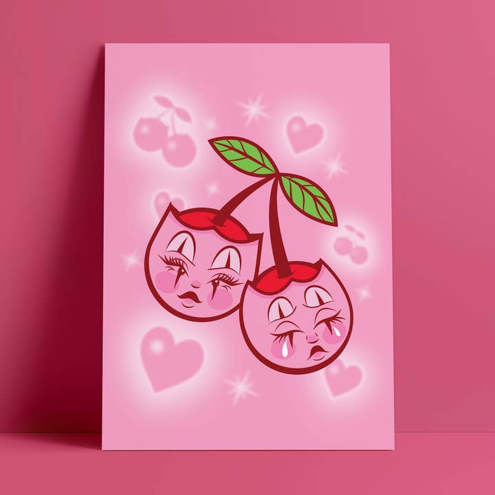 Smile Now Cry Later - 8.5x11 Wall Print | Latina Owned Shop for wholesale by Con Ganas Collective