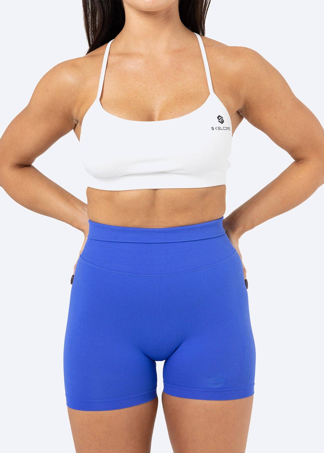 Skelcore - Wholesale Athletic Shorts - Women's - Skelcore Women's Ruched Seamless Mid-Length Short6